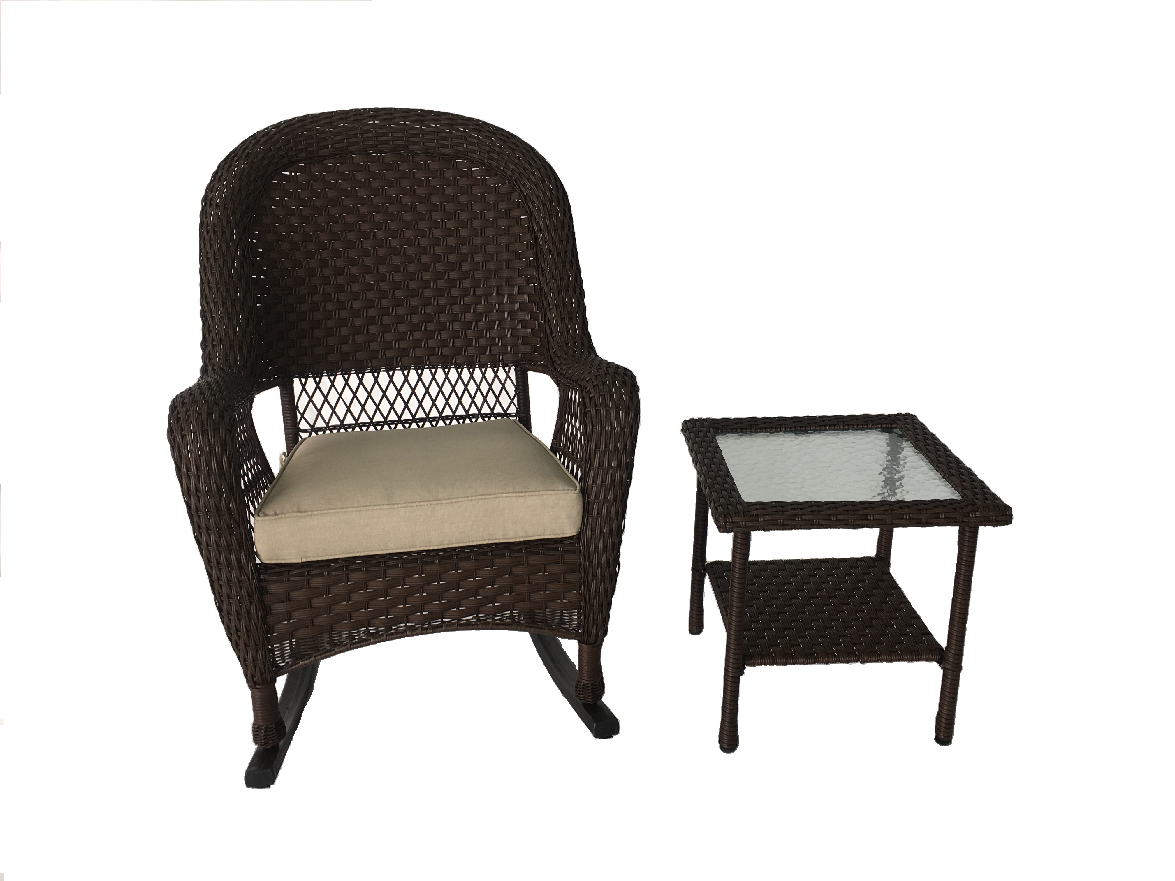 Washable Patio Chair And Table UV Resistant Outdoor Single Couch