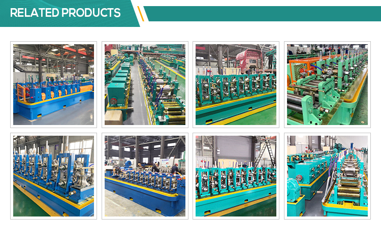 Square Carbon Steel Pipe Making Machine High Frequency