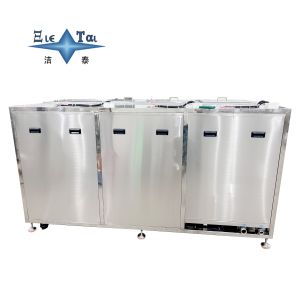 Customized Manual Ultrasonic Cleaner 40KW Ultra Cleaning Machine With Rinsing