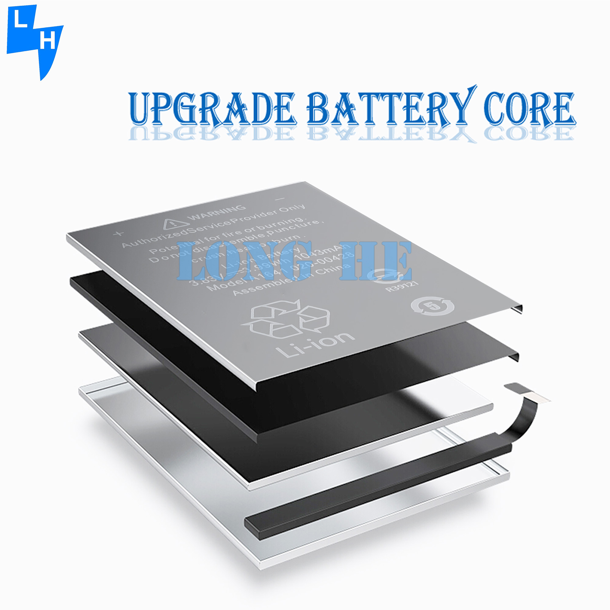 Rechargeable 1043mAh 3.83V Battery for iPod Touch 6th Gen A1641 Dual IC Protection