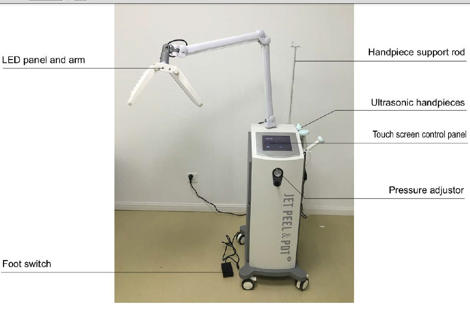 Membrane Oxygenator Water Jet Machine , Oxygen Infusion Facial Machine for Skin Care