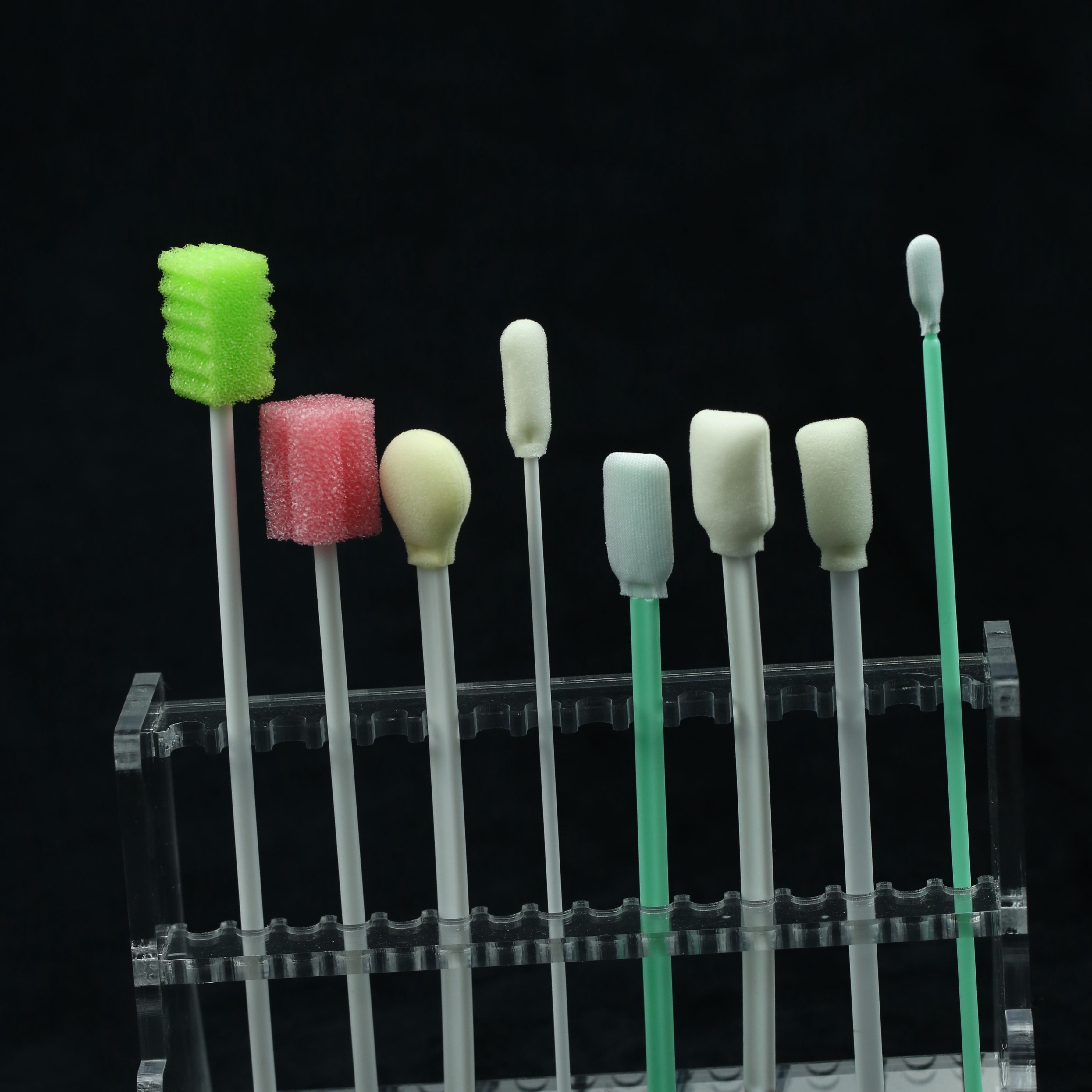 Sanitary 12.5cm Disposable Oral Care Sponge Swabs For Tooth Care
