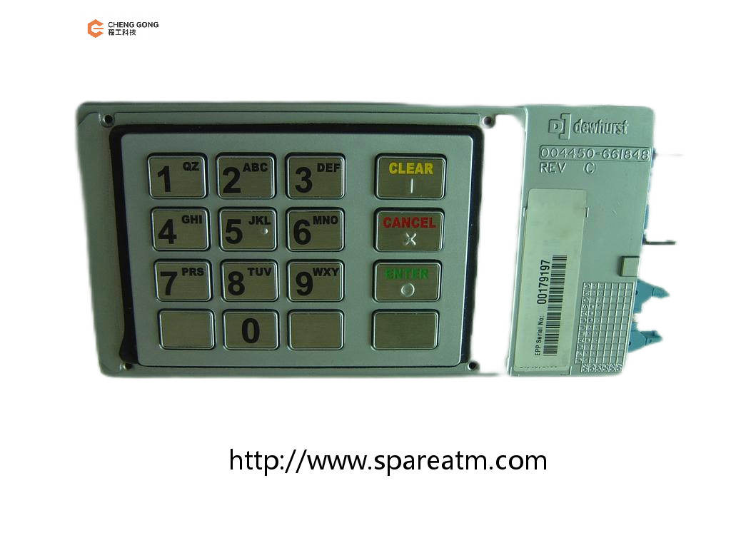 ATM Machine Parts NCR EPP4 Keyboard 4450701328 445-0701328