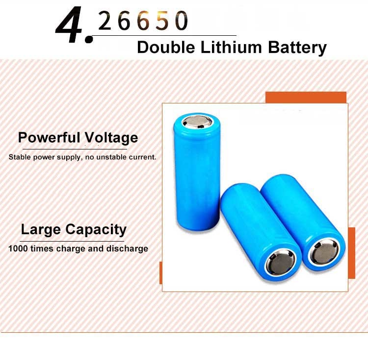 10W Rechargeable LED Flashlight 500m Lighting Distance Wear Resistance
