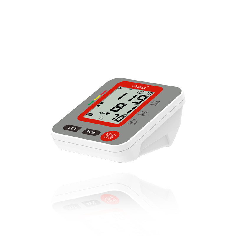 Home BP Meter Upper Arm Digital Blood Pressure Monitor 40 To 180times / Min