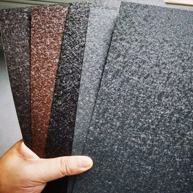 RAL7024 Textured Matt Color Coated Metal Tiles Trapezoidal SS80 Grade Valspar HDP Corrugated Metal Wall Panels AZ160