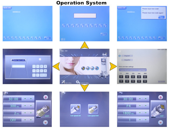 Fractional RF Microneedle for beauty spa