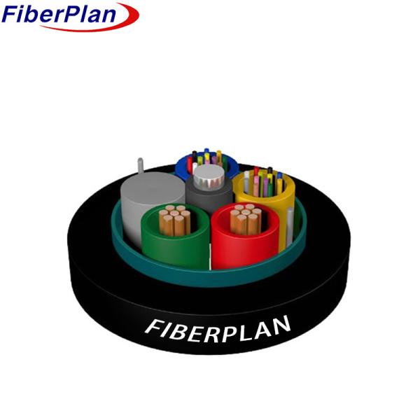 GDTS Parallel Steel Wire Strengthen Composite Fiber Optic Cable for Outdoor