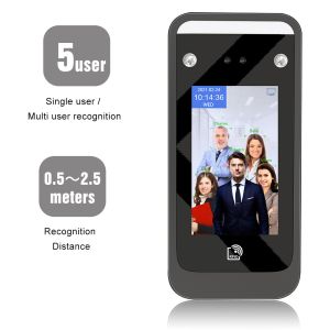 Linux 3.10 4.3 Inch Face Biometrics Attendance System AI Access Control