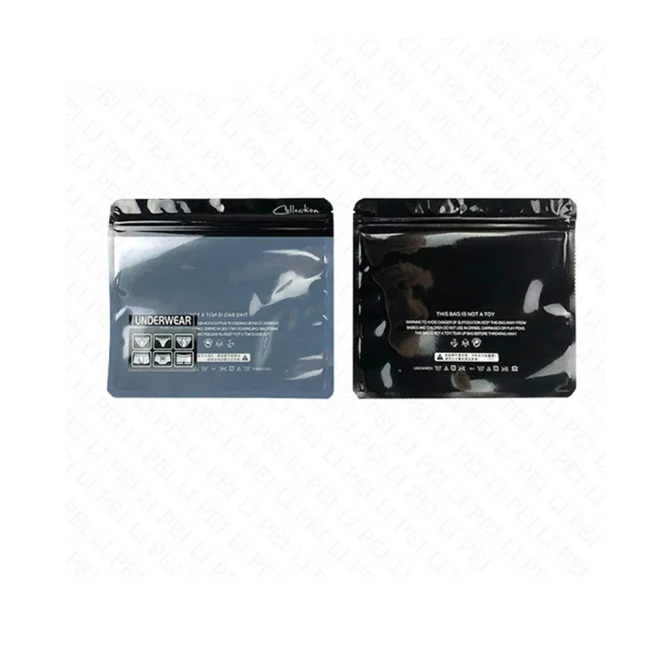 Waterproof Packing k Bags , 120 Microns OEM Custom Frosted Zipper Bags