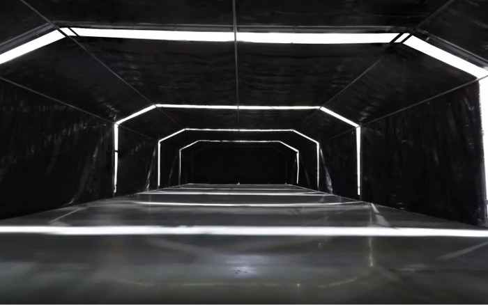 30x100ft Single Span Greenhouse Light Deprivation System Blackout Greenhouse For Medical Plants Commercial