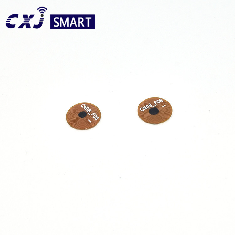 NFC Chip Mini Square Tag , Micro RFID Tag FPC Material Diameter 5mm