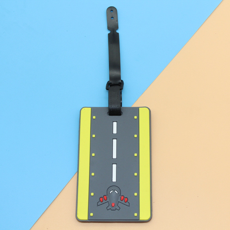 Food Grade Silicone Travel Luggage Tags Unique Identify Labels for Men and Women