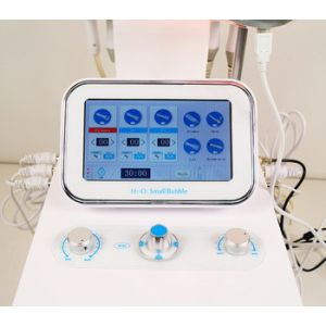Portable Ultrasonic H2O2 Bubble Machine RF Hydra Oxygen Facial Machine