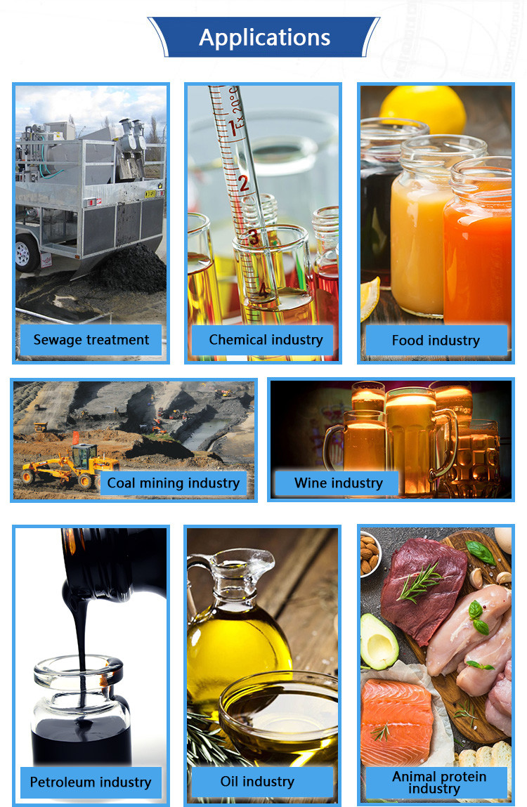LW450 Decanter Centrifuge Wastewater Treatment Plant Equipment for Solid Liquid Separation