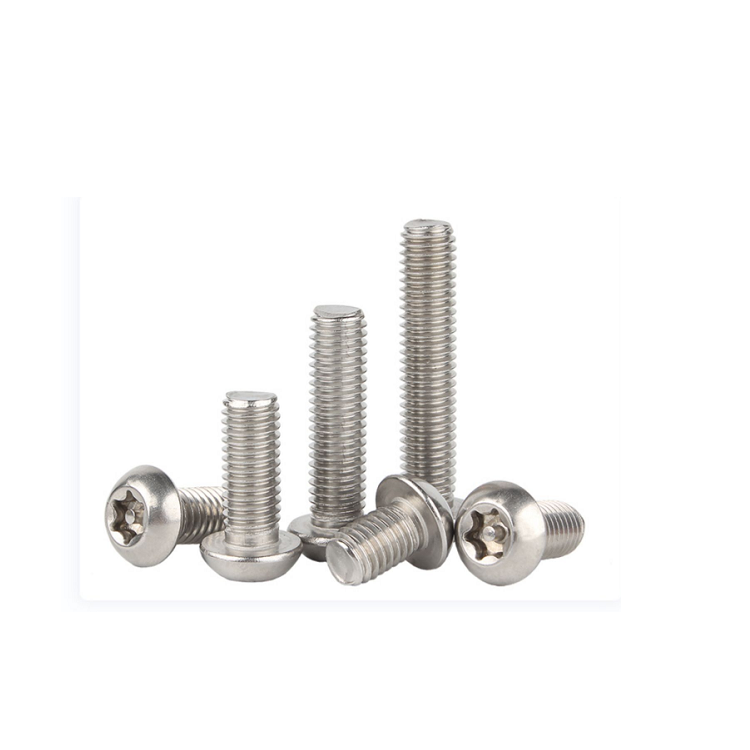 304 Stainless Steel Metric Measurement System Security Torx Anti-Theft Screws With Pin