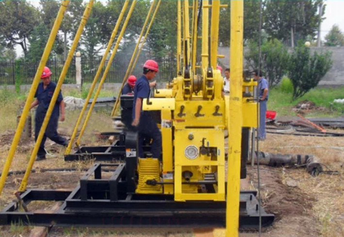 GK 200 Farming Coring Geological Drilling Rig Machine With 300 mm Hole Diameter