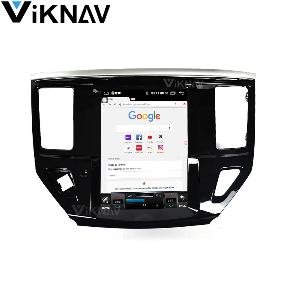 10.4 Inch Screen Car radio For 2012-2019 Nissan Pathfinder Navigation Multimedia DVD Player Android Wireless Carplay