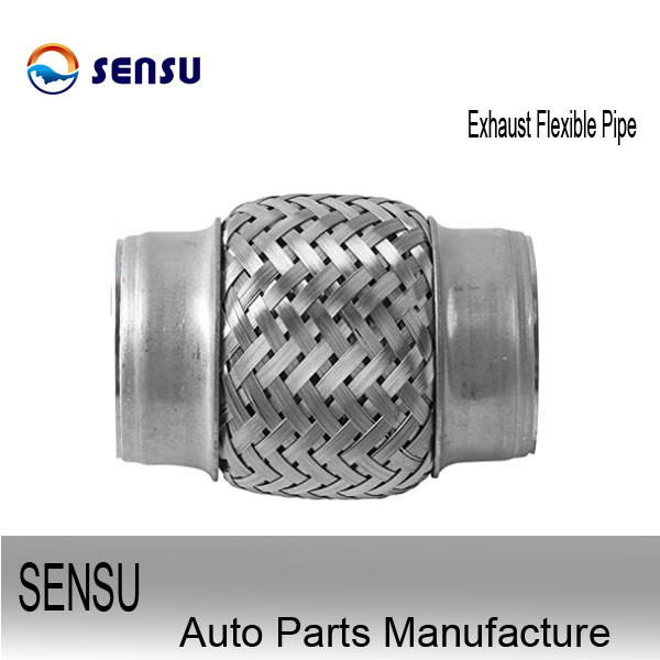 45X100mm Double Braids Exhaust Flexible Pipe Stainless