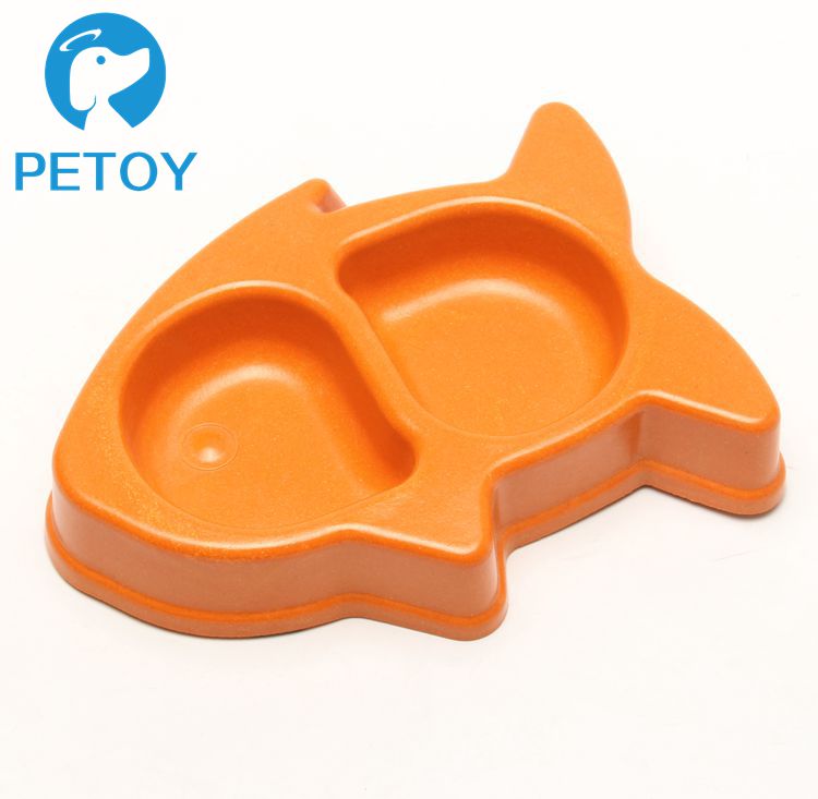 Degradable Bamboo Pet Bowl Commercial Slow Eating Dog Bowl BSCI Approved