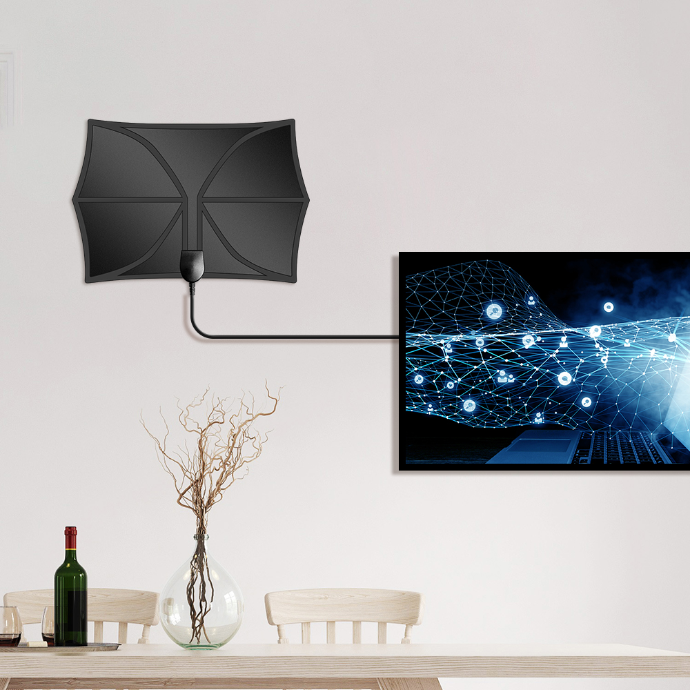 150 Miles Wireless Marine TV Antenna with HD Amplifier and Best Indoor Signal Booster