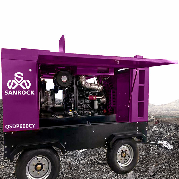 Mining High Pressure Diesel Screw Compressor Equipment