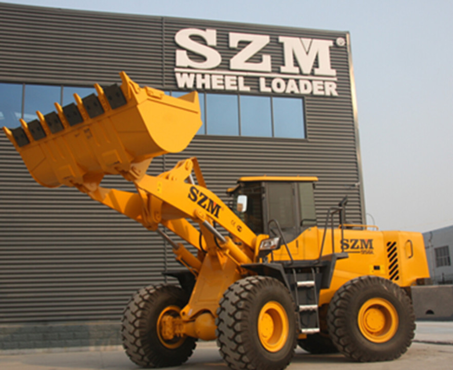 4 Wheel 2200rpm 5 Ton Wheel Loader With 3m3 Bucket SZM956L