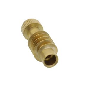 Customized CNC Machining Metal Brass Knurled Nut Thread by OEM in with and