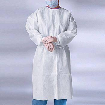 Excellent Microbial Barrier Disposable Doctor Gown Non - Sterile For Health