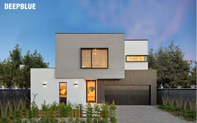 Australian light steel framing townhouses project prefab light steel frame home building steel home kits