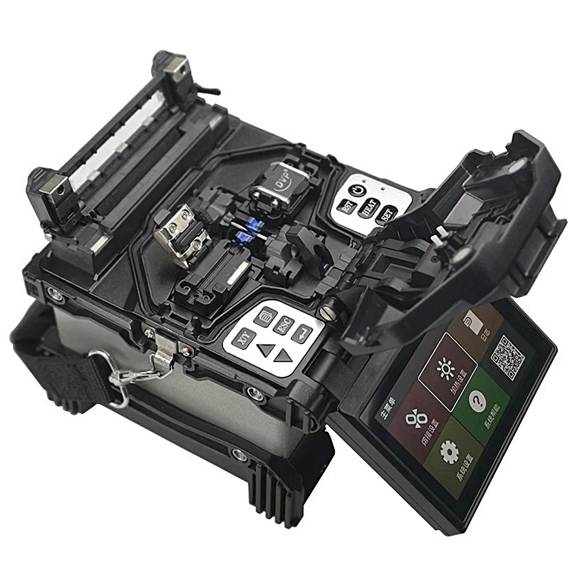 6 Motor Fusion Splicing Machine DVP 810 Optical Fibre Cable Splicing Machine
