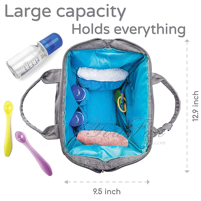 Unisex Nappy Stylish Bag baby diaper bag and bed