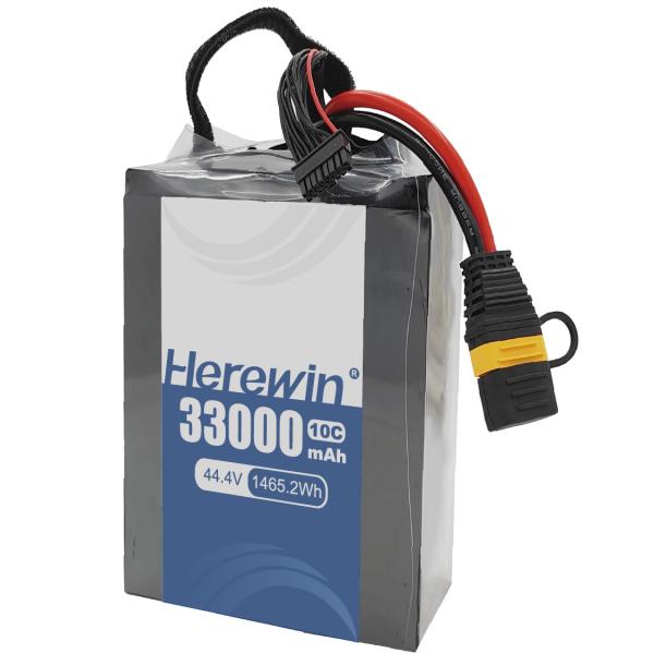 UAV Semi Solid State Battery 12S 44.4V 33000mAh Lightweight and High Capacity