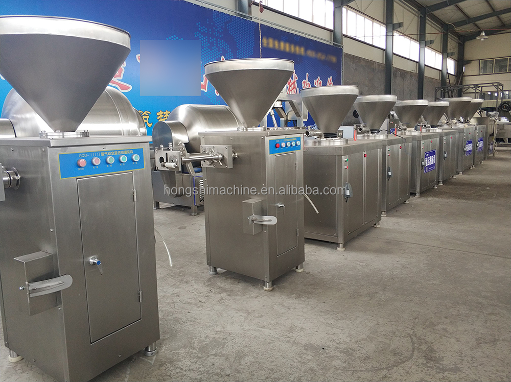 Electric High Quality Meat Sausage Filling Stuffing machine Automatic Pneumatic Quantitative Sausage Stuffer Twister Machine