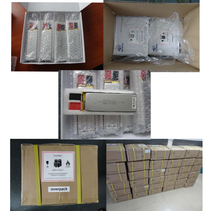 3.7V 5c Discharge Rate 7250mAh Lipo Cell Battery