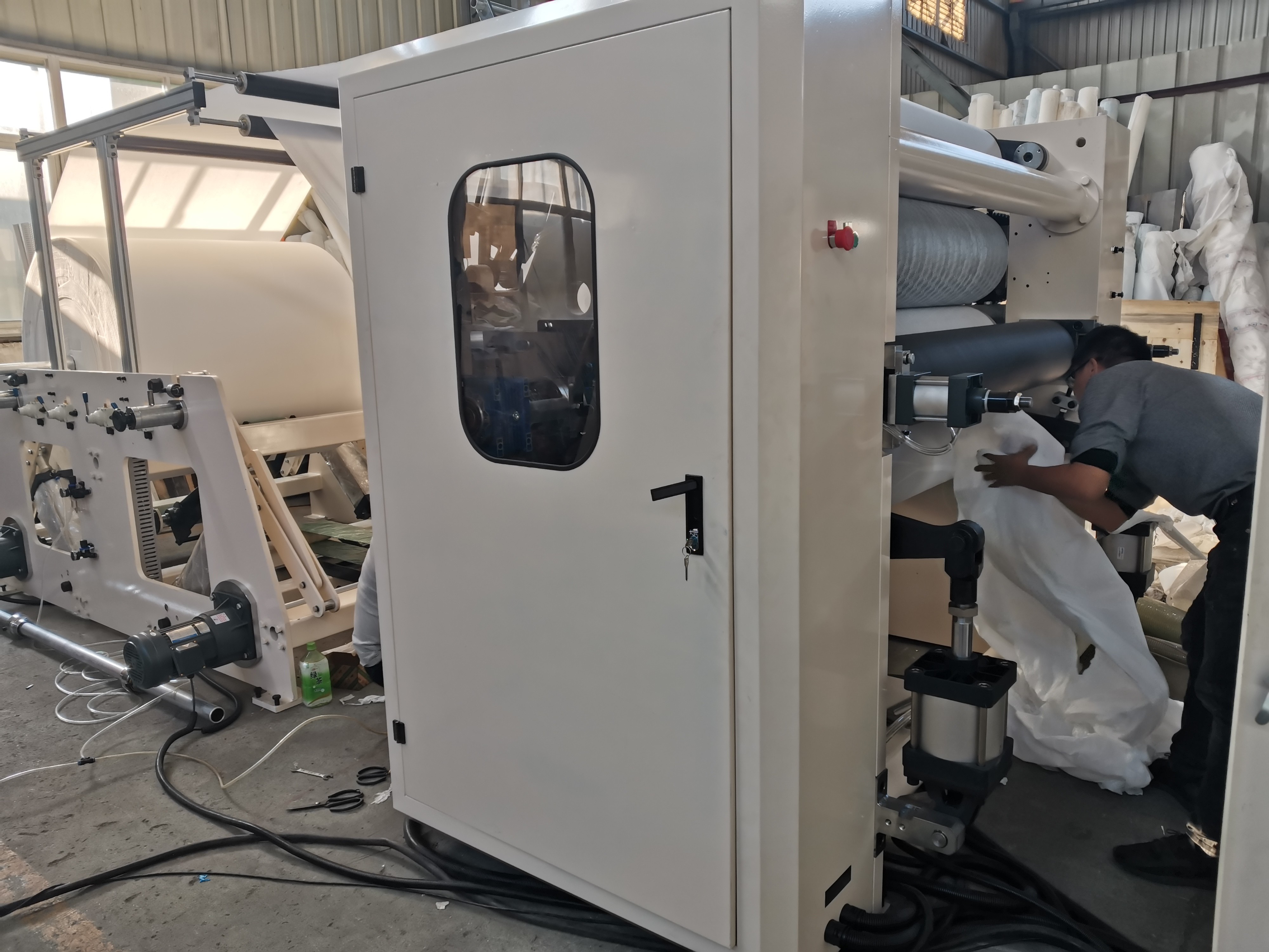 High Speed N Fold Hand Tissue Paper Laminated Towel Machine
