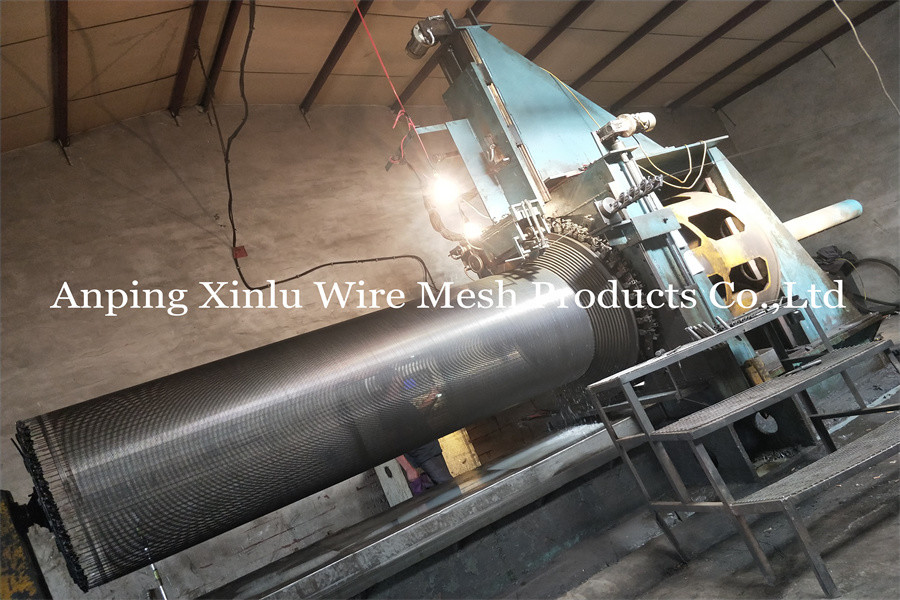 Inner Diameter 1250mm Wire Mesh Drum Full Welded For Waste Water