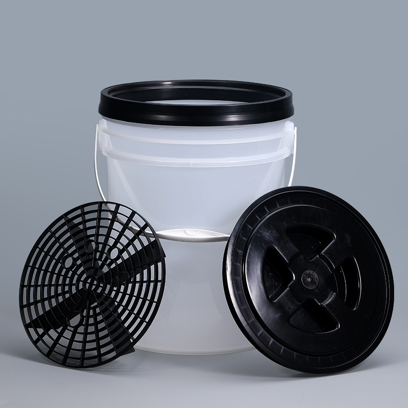 5gallon PP Car Detailing Wash Buckets Kit Dust Collector Filter Grid