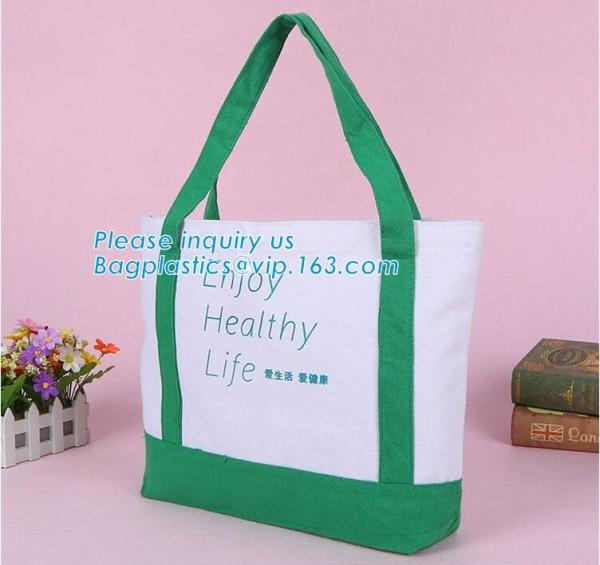 Eco Cotton Organic Canvas Bag, customized large cotton bag canvas tote bag