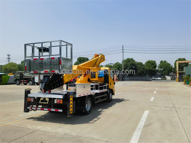 New Bucket Telescopic Skylift 18m 22m Price of Aerial Work Platform Truck