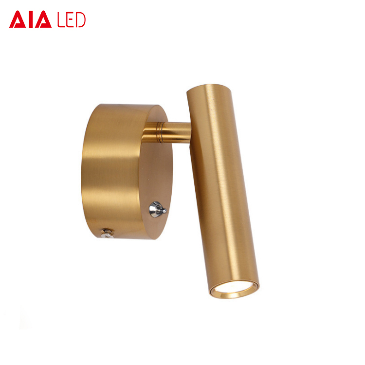 Wall mounted led headboard wall light/hotel led reading light/led bedside wall light