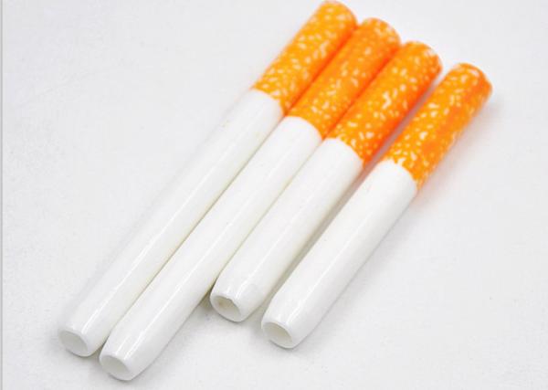 Industrial Ceramic Products Rose Gold Copper Filter Ends Ceramic Cigarette Pipes