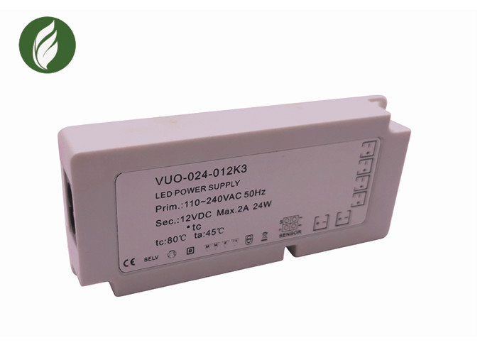 EMI Filtering IP20 12V LED Driver For Indoor Cabinet Lighting