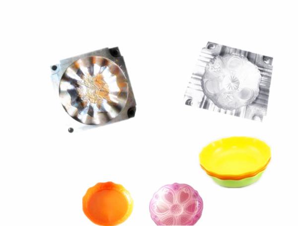Fruit Dish Twin Shot Injection Moulding , Vegatable Plate Two Color Injection