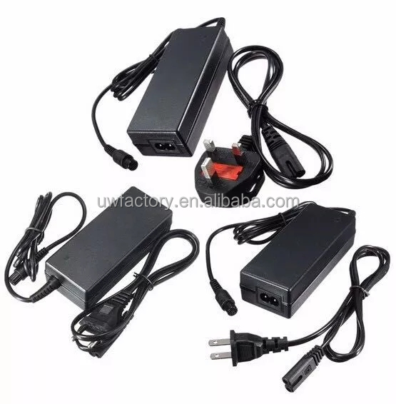 Multi-Protection Safety Protection 1.5A 2A Lithium Battery Charger for Electric Scooter 12V/24V/36V/48V/60V Output Voltage