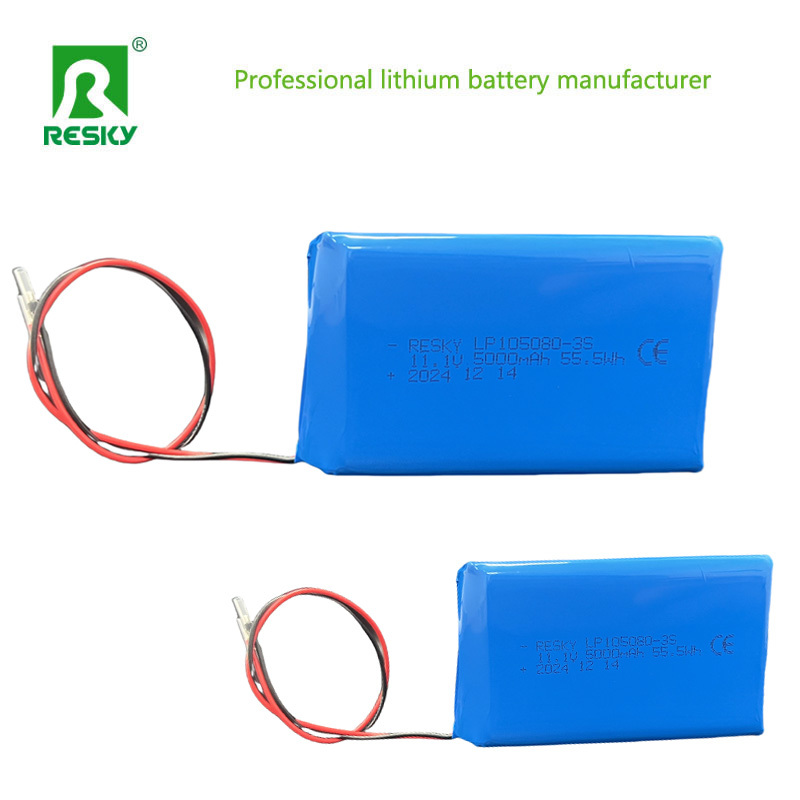 Solar Li Polymer Battery Cell 105080 3S 11.1V 5000mAh For Remote Control Boat