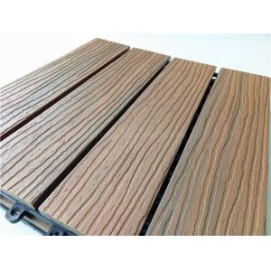 Anti Slip 146 X 22mm WPC Decking Boards Hollow Balcony Wpc Composite Decking