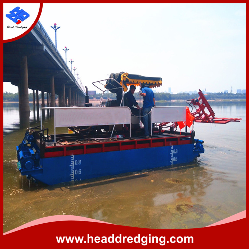 water hyacinth harvester,reed harvester,amphibious weed harvester