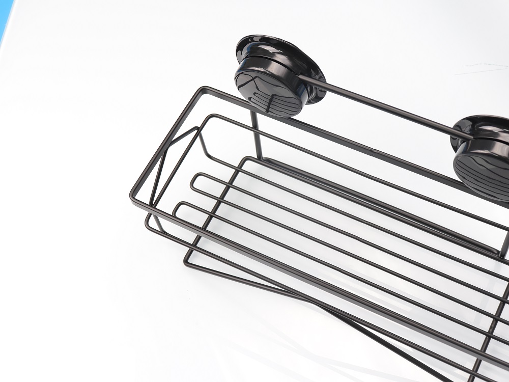 Patented Strip Strongly Mounted Bath Caddy Shelf Self Adhesive