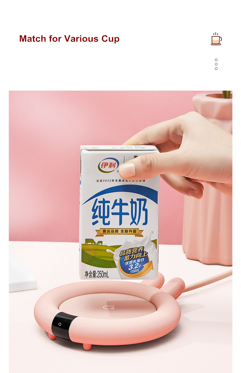 Cup Warmer Heat Beverage Mug Mat Keep Drink Warm Heater Heating Coaster Pad for Coffee Milk Tea 220V 20W